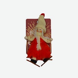 Декоративная ёлочная игрушка GIRL RED