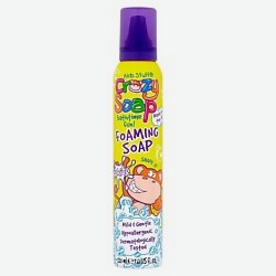 Мусс-пена для детских забав и купания в ванной белая Crasy Soap Foaming Soap