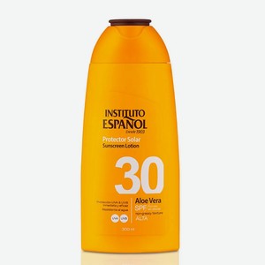 INSTITUTO ESPANOL Солнцезащитный влагостойкий легкий лосьон с Алоэ Вера SPF30, 300 мл