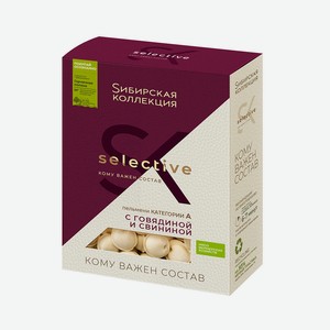 Пельмени Сибирская Коллекция Selective говяд-свинина катег.