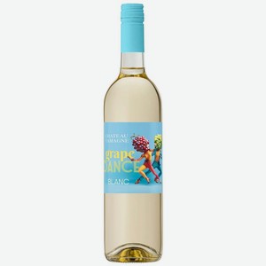 Вино Chateau Tamagne Grape Dance белое сухое 10-12% 750мл, 750 мл