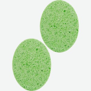 Спонж для умывания SHINEWELL овальный, 2шт