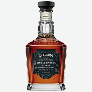 Виски JACK DANIEL S Single Barrel зерновой 47%, 0.75л