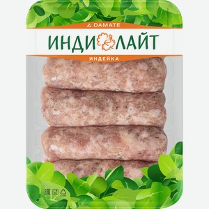 Купаты из индейки ИНДИЛАЙТ По-домашнему, 500г