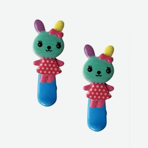 Заколка д/волос Clarette Клипса Зайчик 2шт СС 445