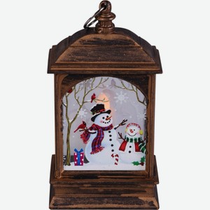 Фонарь HOMECLUB c LED-подсветкой 13см, дизайн в ассорт, на батарейках XY-BL3-1B, Китай, 1 шт.