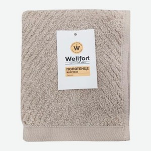 Махровое полотенце 30*50см Капучино Wellfort 60 г