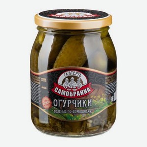 Огурцы соленые бочковые Скатерть-Самобранка 680г 680 г