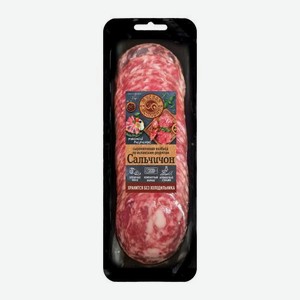 Колбаса Сальчичон сырокопченая нарезка Мясная История 60г 60 г