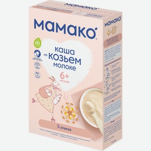 Каша 5 злаков на козьем молоке Мамако 200г 200 г