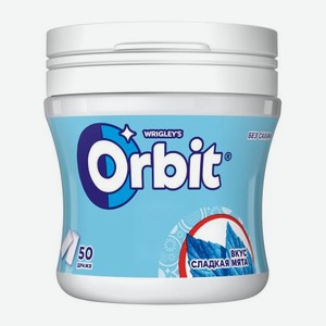 Жевательная резинка Orbit Сладкая мята без сахара банка 68г 68 г