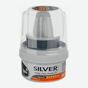 Крем-блеск для обуви Silver Черный 50мл 48 г