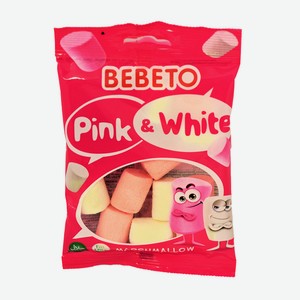 Суфле-маршмеллоу Bebeto pink&white 30г