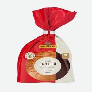 Батон  Русский хлеб  Нарезной, нарезка, 200 г