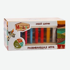 MAPACHA Настольная игра - стучалка Забей шарик, 1 шт.