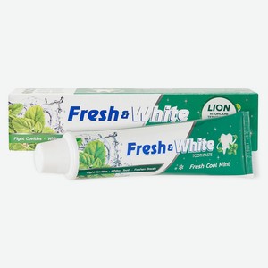 Зубная паста Lion Fresh&White д/защиты от кариеса прохладная