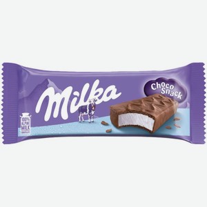 Пирожное Milka Шоколадный Перекус бисквитное с цельным молоком в глазури, 27г, 27 г