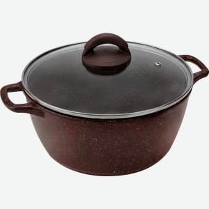 Кастрюля PLATINUM CHOICE антипригарное покрытие, литая, индукция, литые ручки, с крышкой, 4л, Арт. PP2433-ID