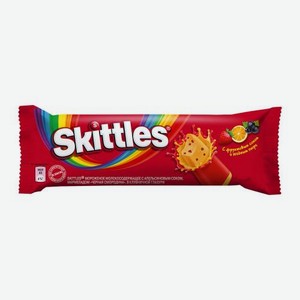 Мороженое эскимо апельсин-мармелад черная смородина-клубника Skittles 3% 64г 64 г