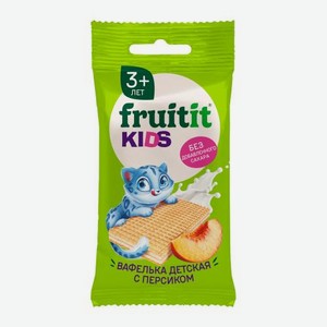 Вафли детские с персиком Fruit it Kids 20г 20 г