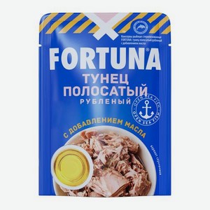 Тунец полосатый рубленый c маслом Fortuna 100г 100 г
