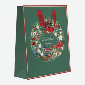 Подарочный пакет New Years Joy Сити Хоум Трейд 31.5*25.5*11см в ассортименте 50 г