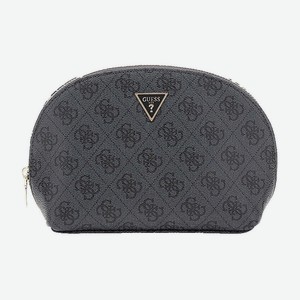 GUESS Косметичка Zamira Dome Cosmetic Pouch, Цвет: Черный, серый