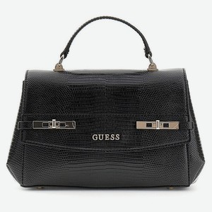GUESS Сумка Melinda Animal-Print Handbag, Цвет: Черный