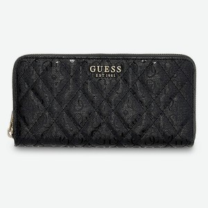 GUESS Кошелек Isemay Slg Large Zip Around, Цвет: Черный