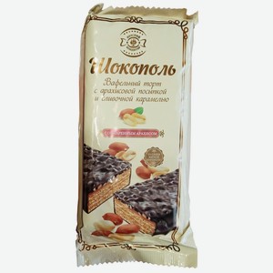 Торт Шокополь вафельный с арахисом 200гр Невский кондитер ООО
