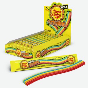 Жевательный мармелад Chupa Chups Кислый страйпс 10,5г
