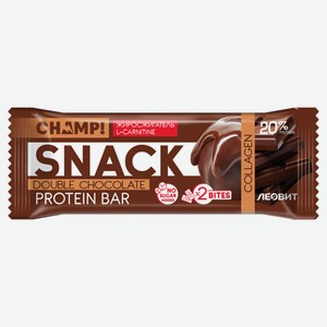 Батончик протеиновый Champ Snack Двойной шоколад без сахара, 40 г
