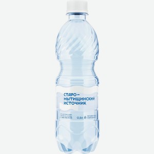 Вода питьевая ИСТОЧНИК СТАРО-МЫТИЩ газ. ПЭТ, Россия, 0.5 L