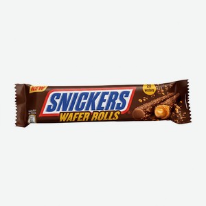 Вафельные трубочки, Snickers Wafer Rolls, 24 г