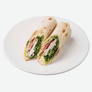 Рулет АШАН из курицы в лаваше, вес цена за 100 г