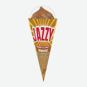 Мороженое рожок с наполнителем карамель в глазури Jazzy 12% 120г 120 г
