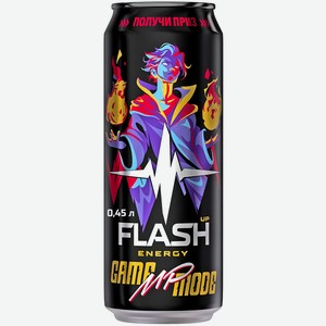 Напиток безалкогольный Flash Up Energy Game Mode MP 0,45л