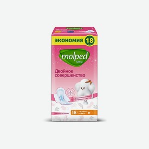 Женские прокладки с крылышками Molped Ultra Нормал 18шт