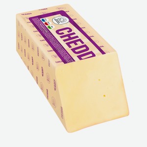Сыр полутвердый Cheese Box Чеддер сливочный кусок БЗМЖ, вес цена за 100 г
