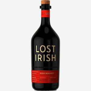 Виски LOST IRISH Ирландский купажированный 40%, 0.7л