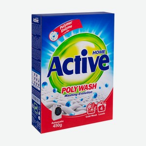 Стиральный порошок  Home Active , POLYWASH, 450 г