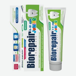 Детская зубная паста 6-12 лет Biorepair Junior 75мл 75 г