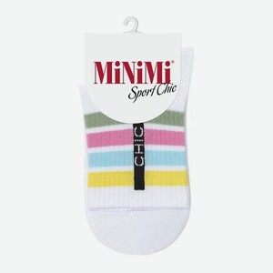 Женские носки белые р.39-41 Minimi Sport Chic 4304 28 г
