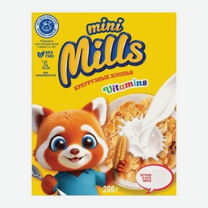 Кукурузные хлопья Mini Mills 200г 200 г