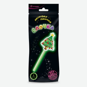 Изделие для праздников и карнавалов  Неоновая палочка - ёлочка  T1484