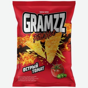 Начос кукурузные Gramzz Острый томат, 55г