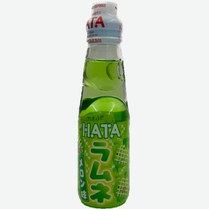 Газированная вода HATA Ramune Melon 0.2л.