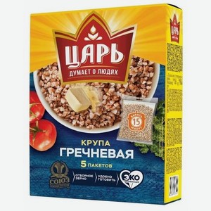 Крупа бп гречневая  Царь  400г (5*80гр) ООО Союзпищепром объединение