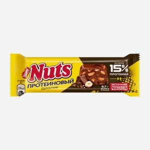 Протеиновый батончик фундук-арахис Nuts 45г 45 г