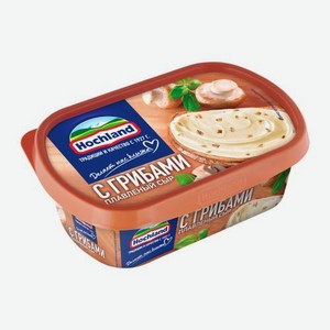 Сыр плавленый Hochland с грибами 55% 200г 200 г